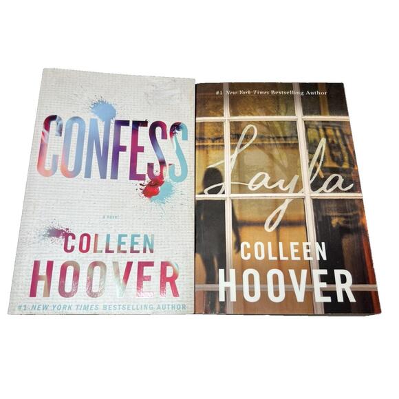 Other - Colleen Hoover Boos Lot 2 Books Confess and Layla Romance Mystery